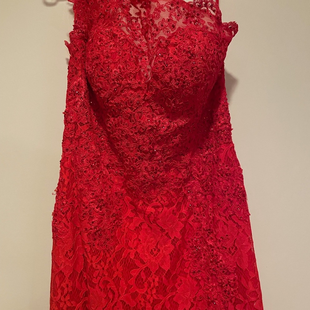 COPY - One Shoulder Prom Dress, Shoes, & Jewelry